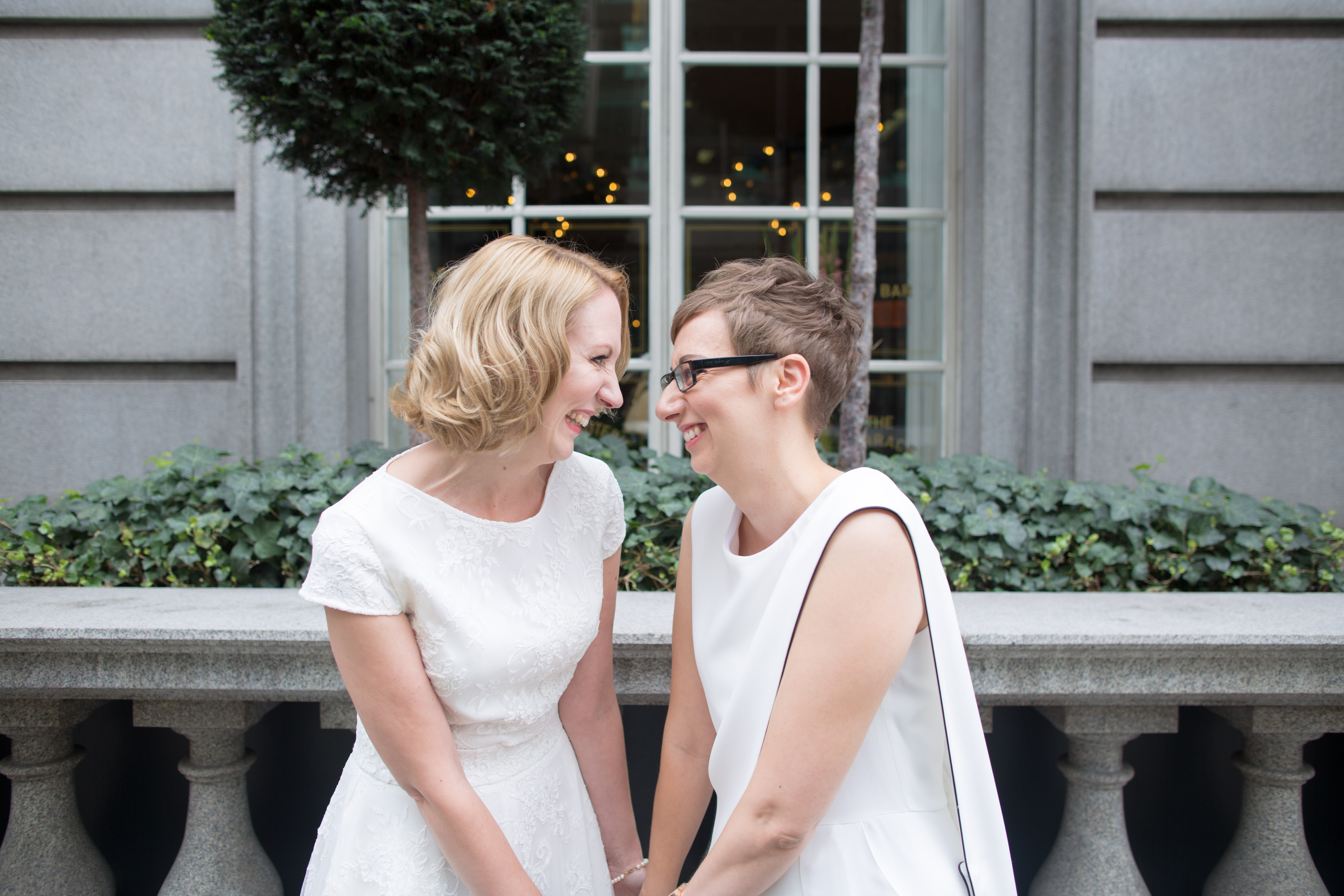 two brides in London