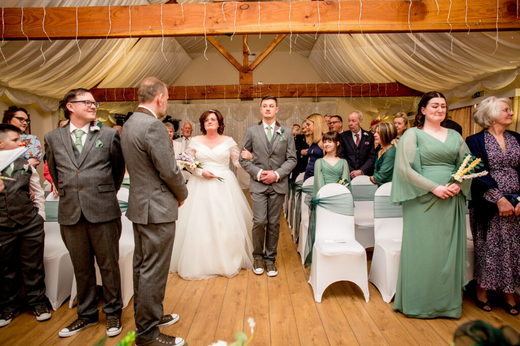 photo of a wedding ceremony
